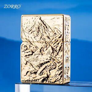 Zorro New Creative 3D Embossed Armor Unique Metal Lighters New